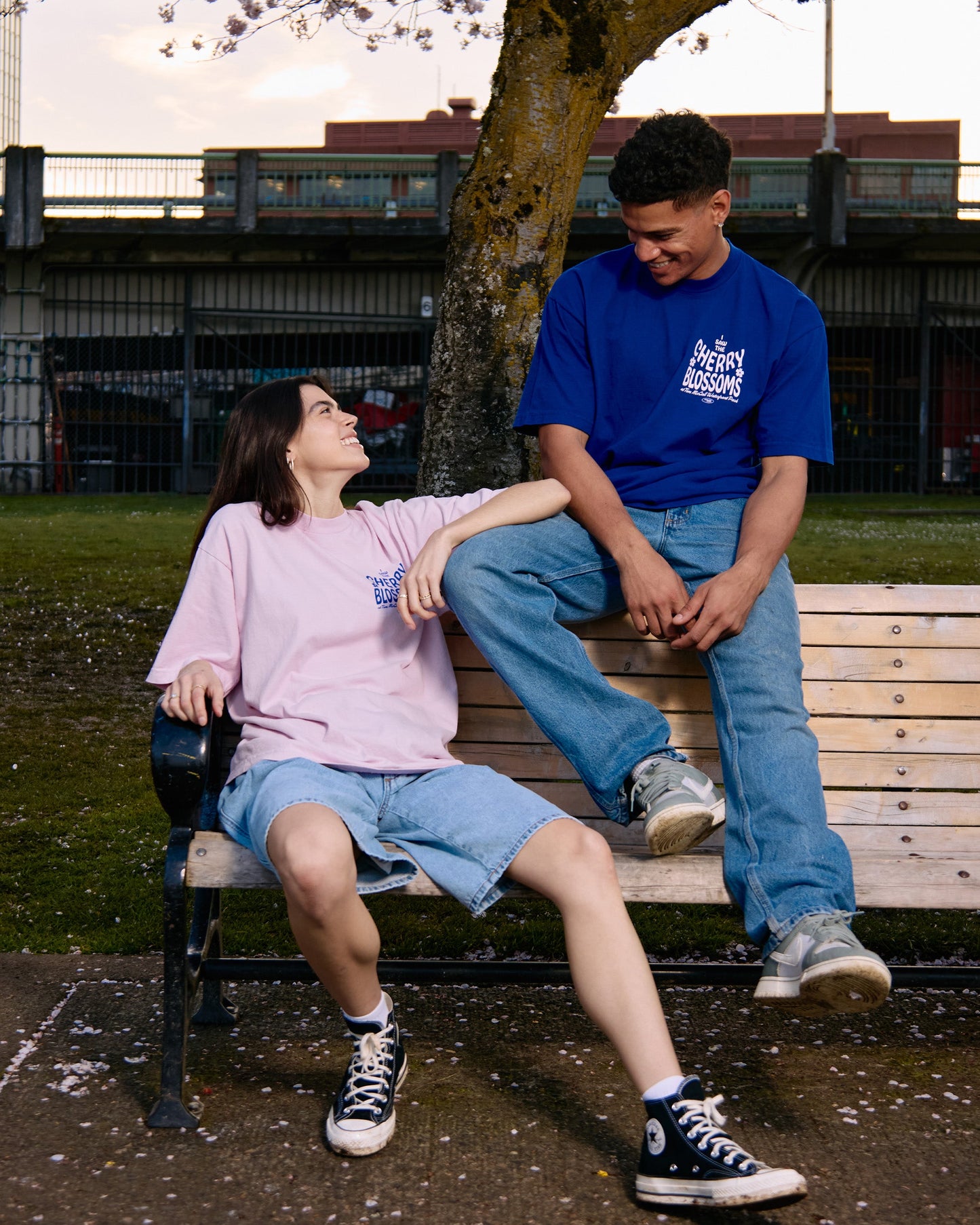 All-American Waterfront Blossom Tee - Blue