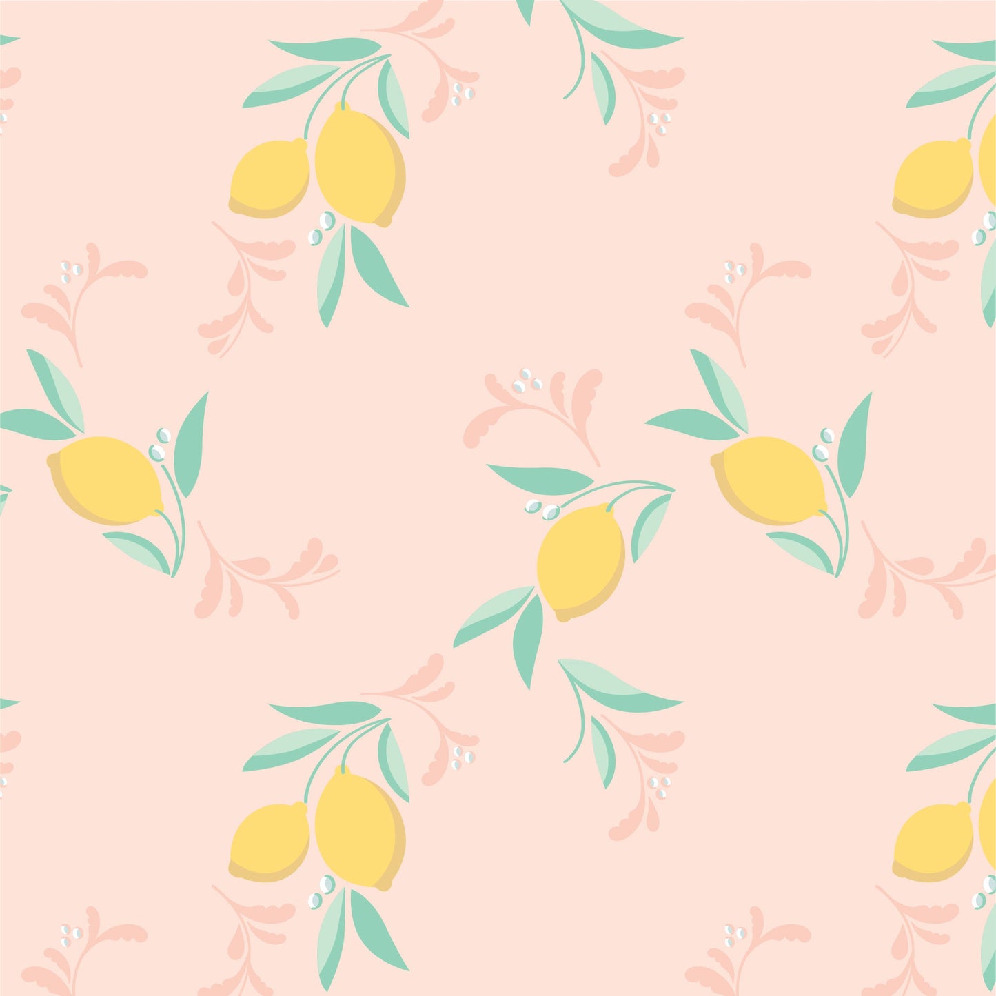 Crib Sheet in Citrus Blush