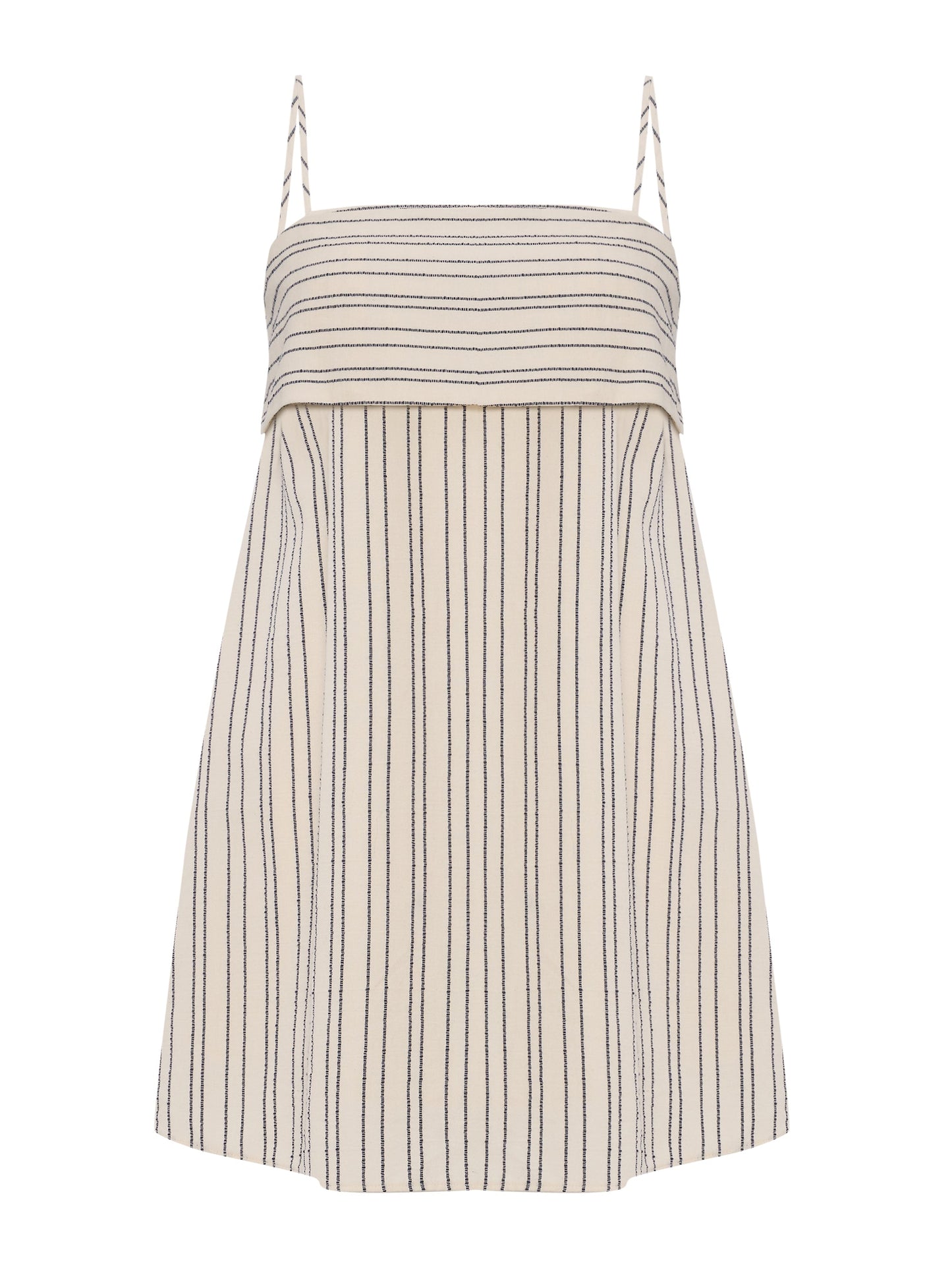 Puglia Stripes Mini Dress - Navy