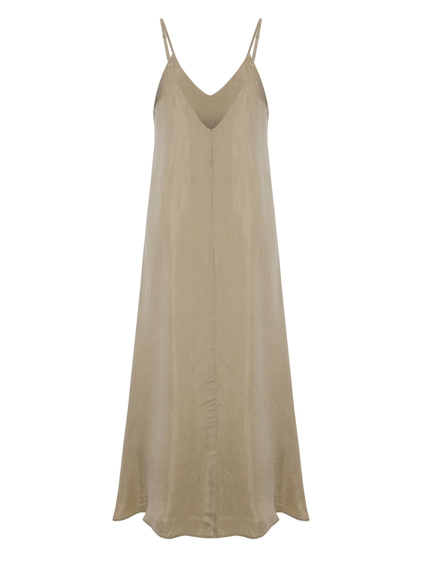 Lucid Flow Maxi Dress - Khaki Green
