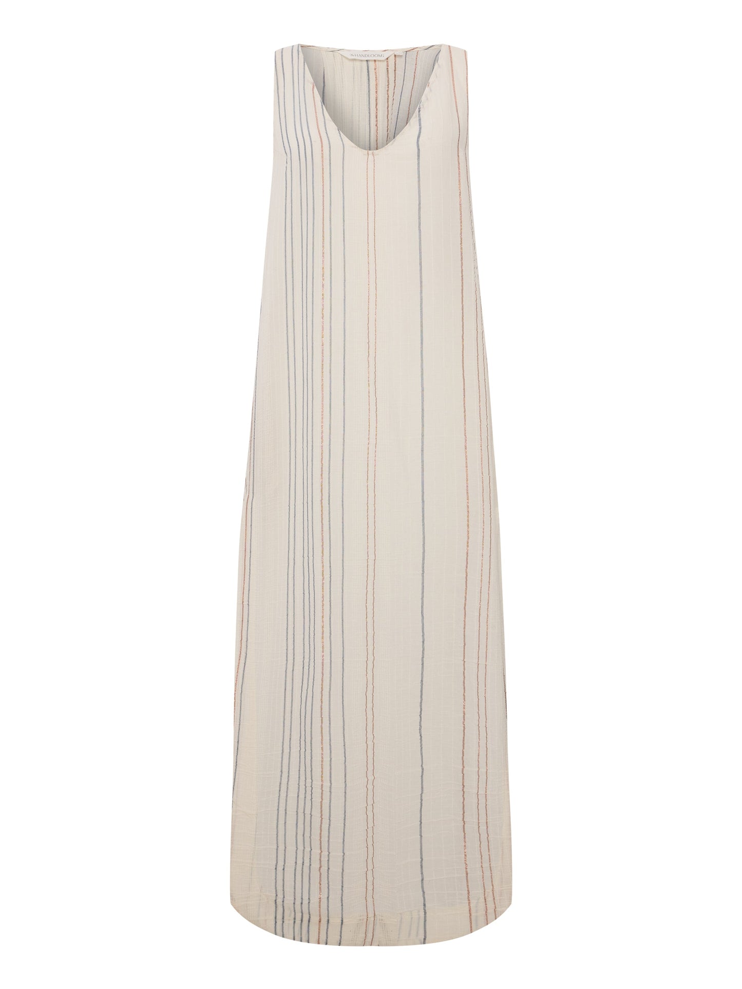 Day Break Dress - Natural With Stripes