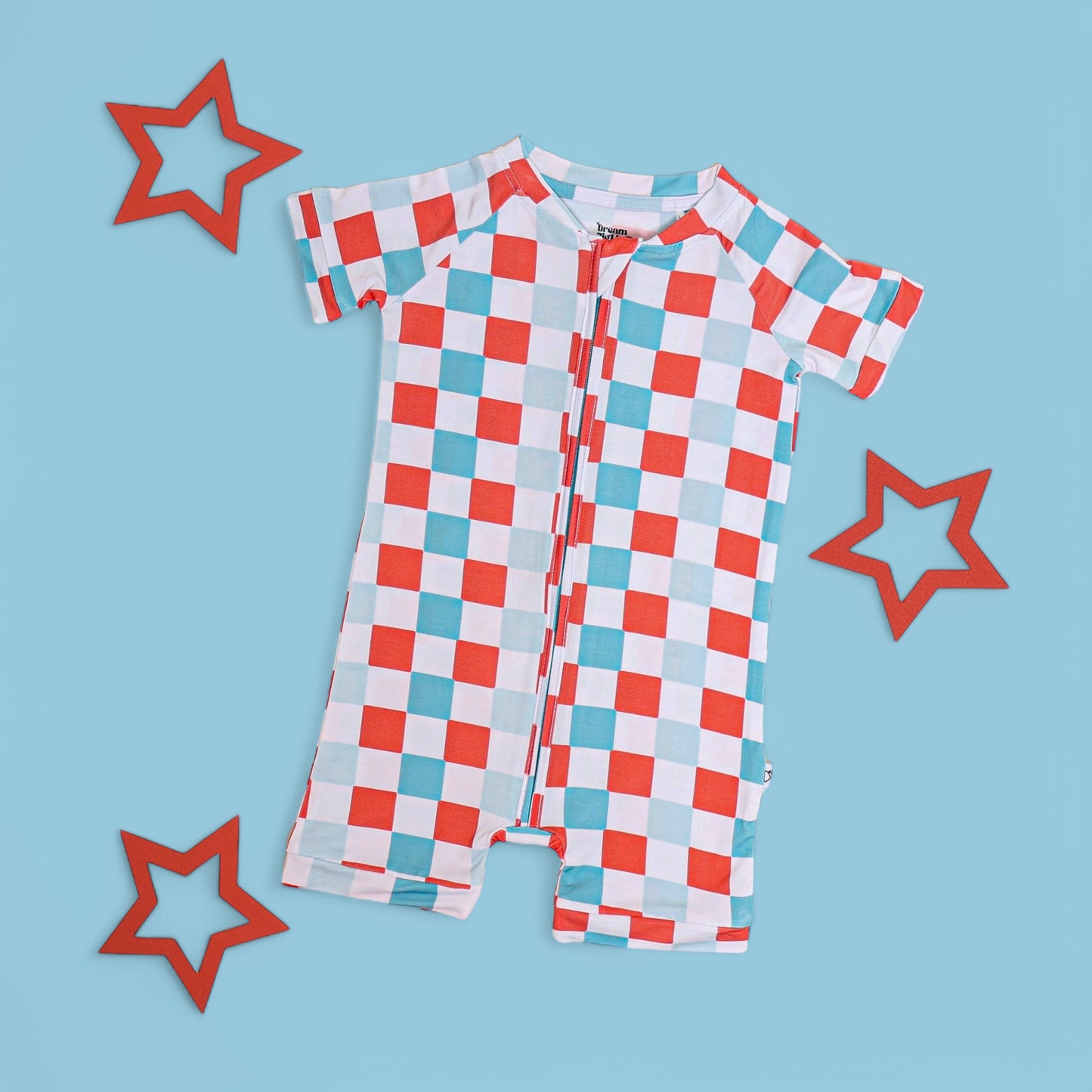 USA CHECKERS DREAM SHORTIE