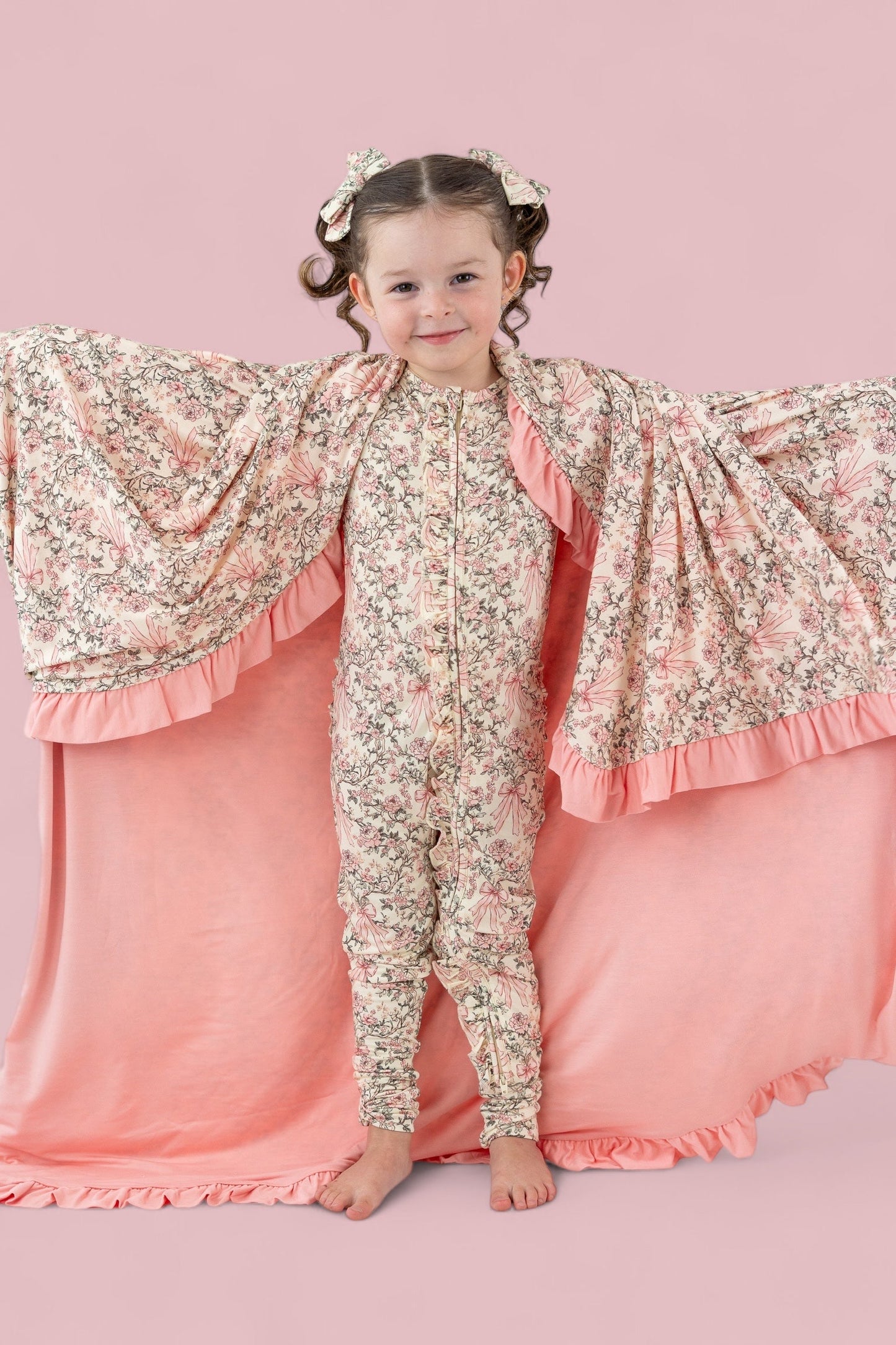 VICTORIAN BLOOM DREAM RUFFLE ROMPER