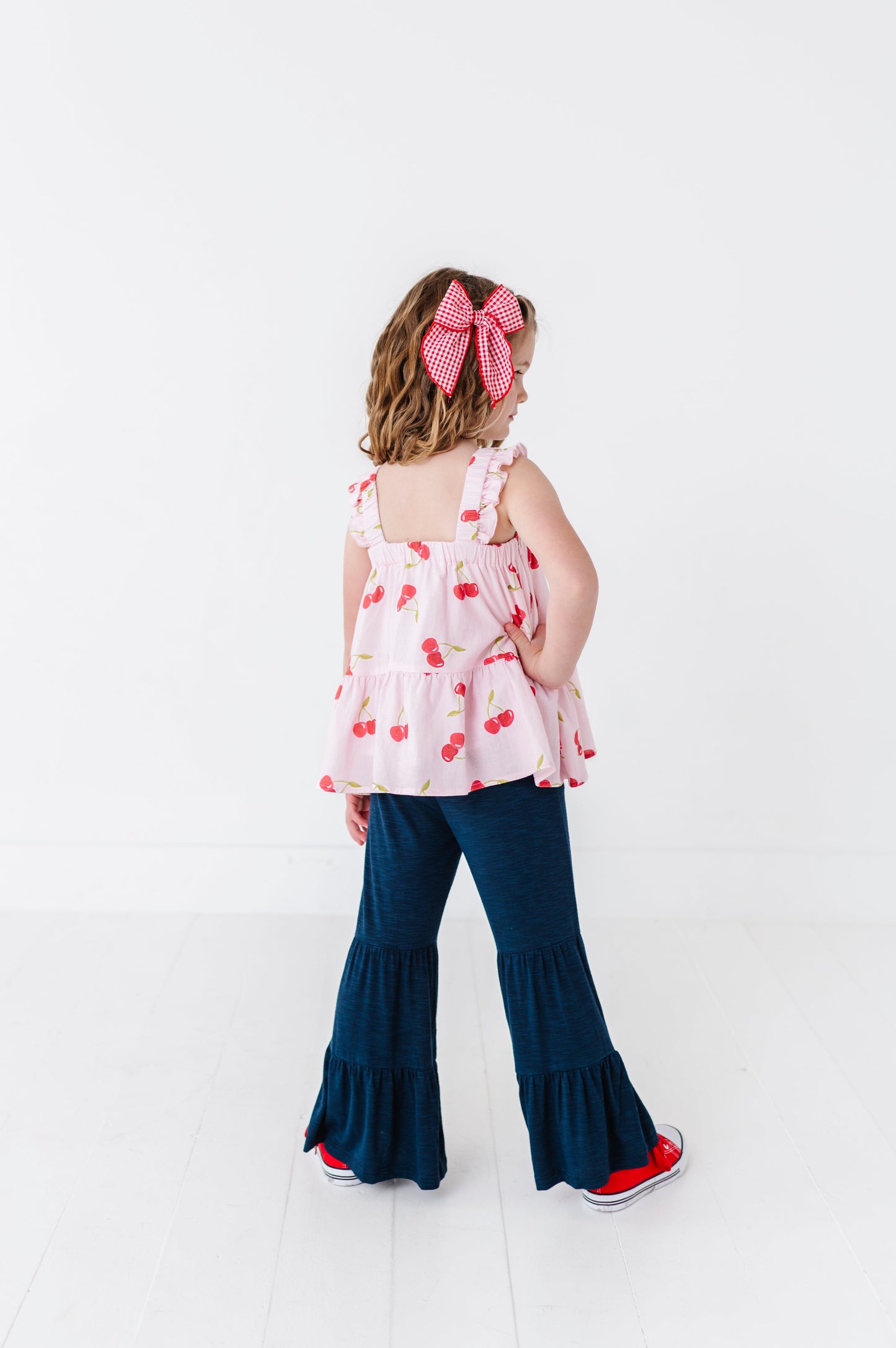 Very Cherry (PINK) Peplum + Pants SET