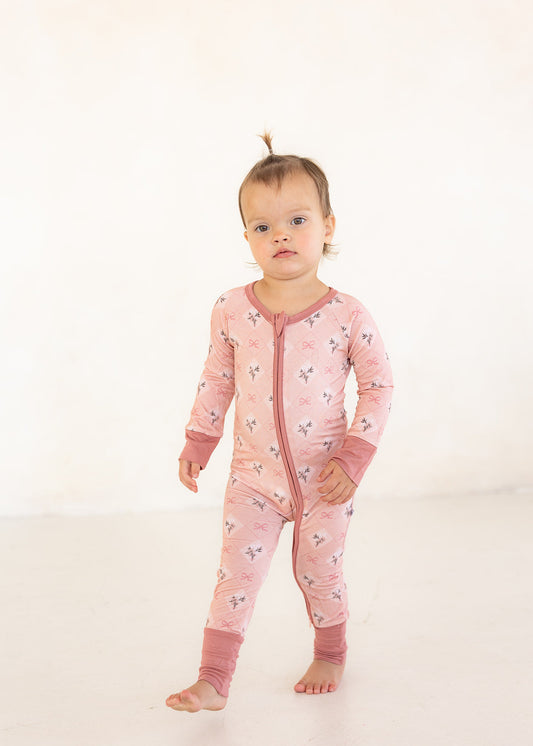 Isla Floral | Bamboo Zip Pajamas