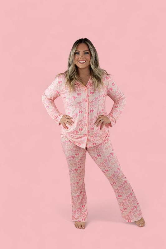 BLISSFUL BOWS WOMEN’S RELAXED FLARE DREAM SET