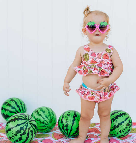 SLICE OF SUMMER DREAM TANKINI TWO PIECE SWIM SUIT