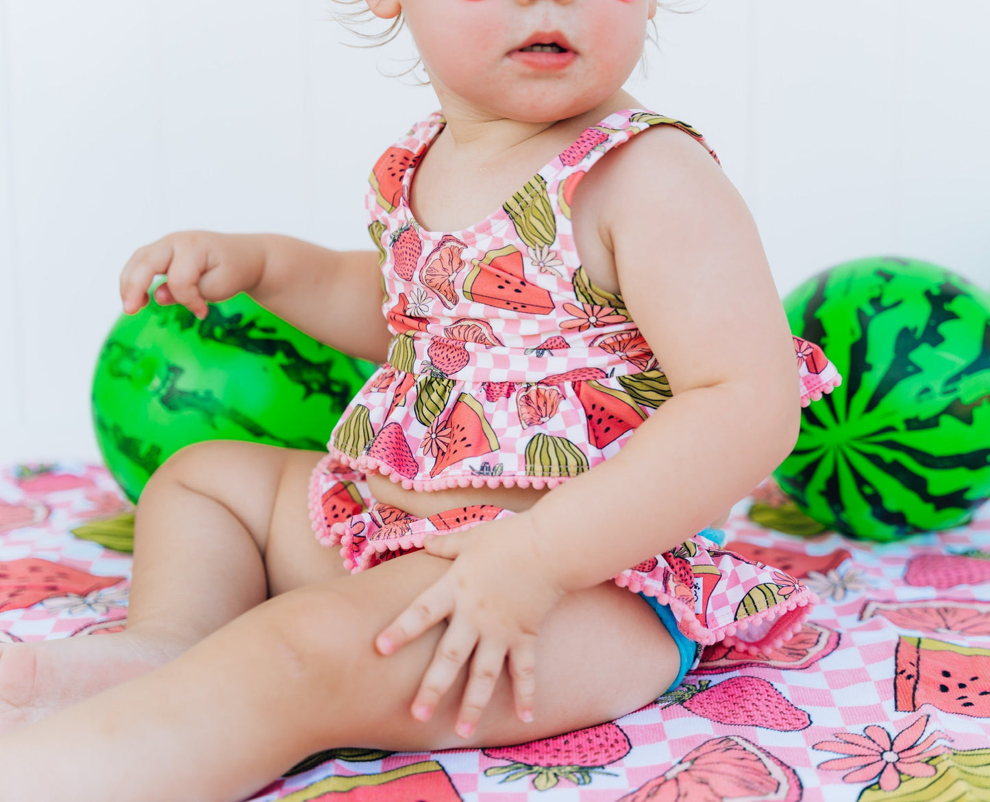 SLICE OF SUMMER DREAM TANKINI TWO PIECE SWIM SUIT