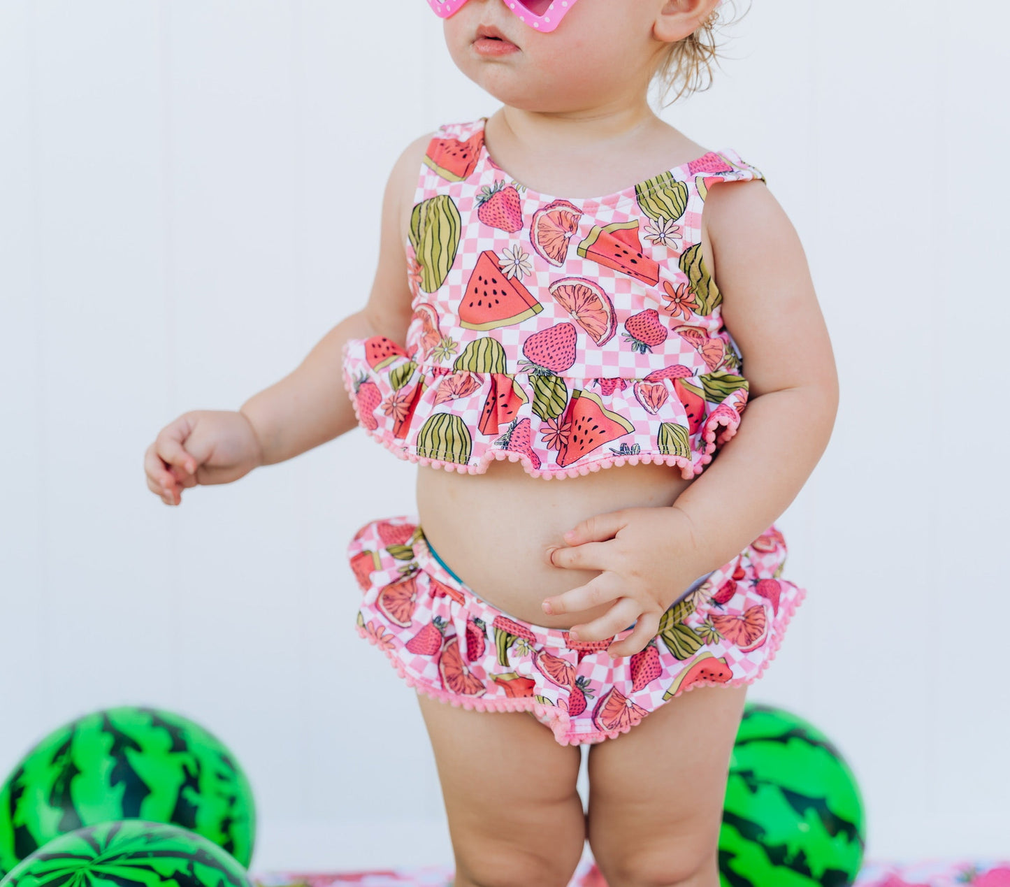 SLICE OF SUMMER DREAM TANKINI TWO PIECE SWIM SUIT