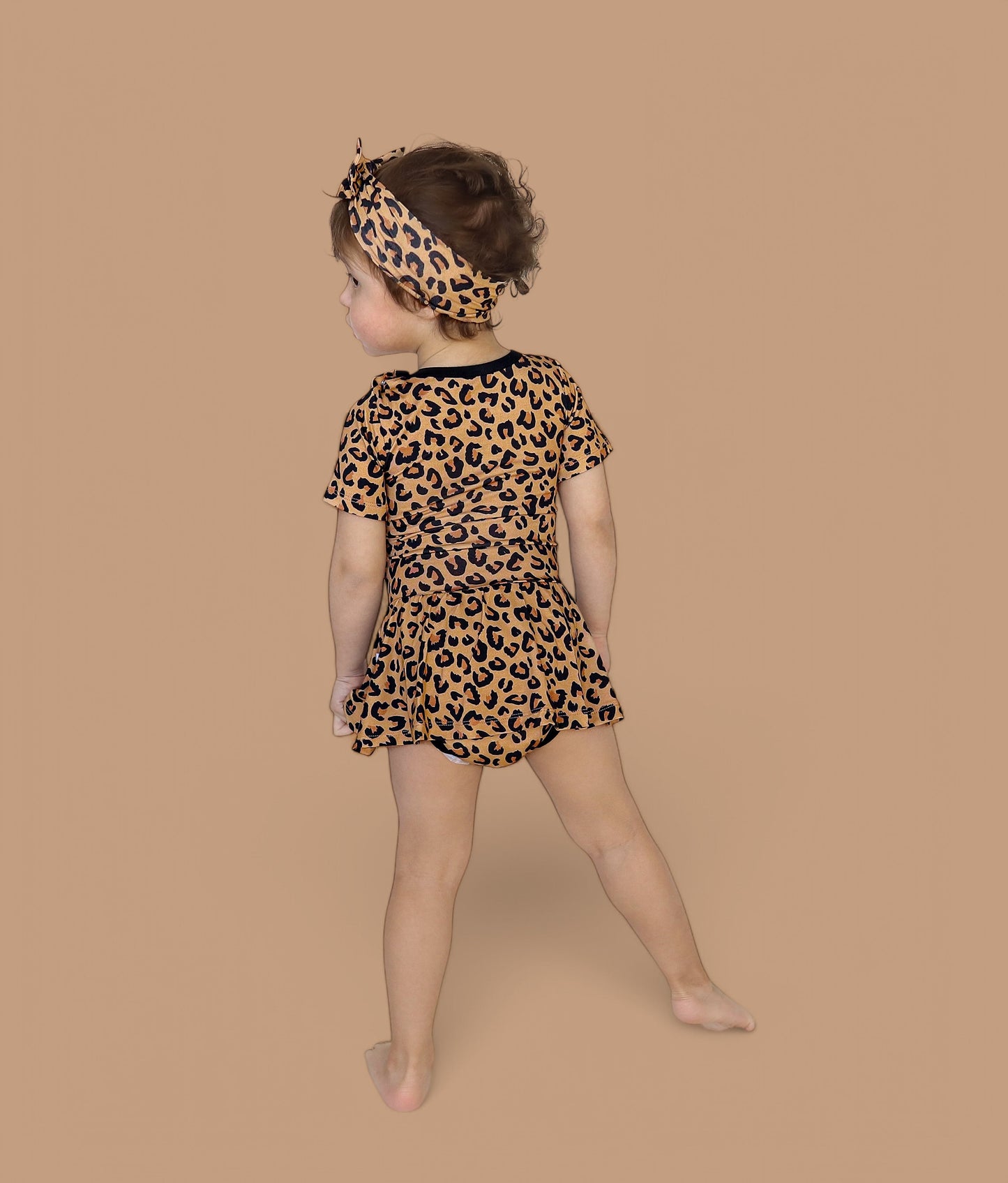 LEOPARD DREAM BODYSUIT DRESS