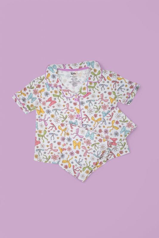 BOW GARDEN DREAM GIRL'S FLARE SET