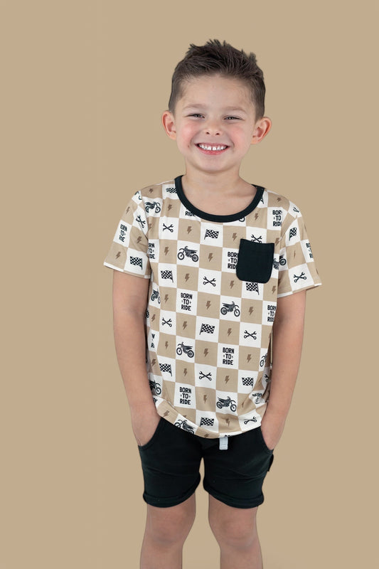 BORN TO RIDE DREAM POCKET TEE