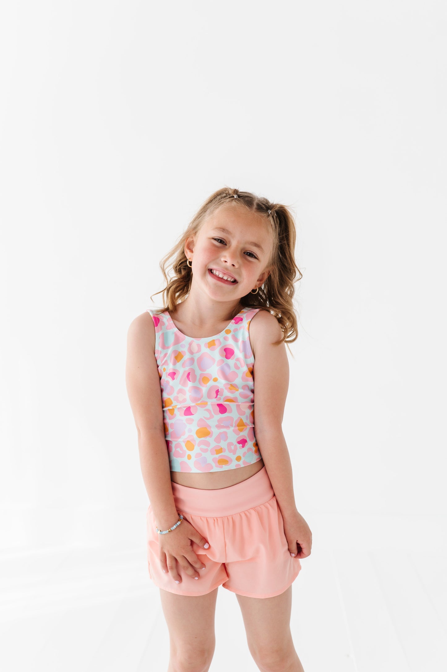 Aqua Leopard | Twisty Back Tank