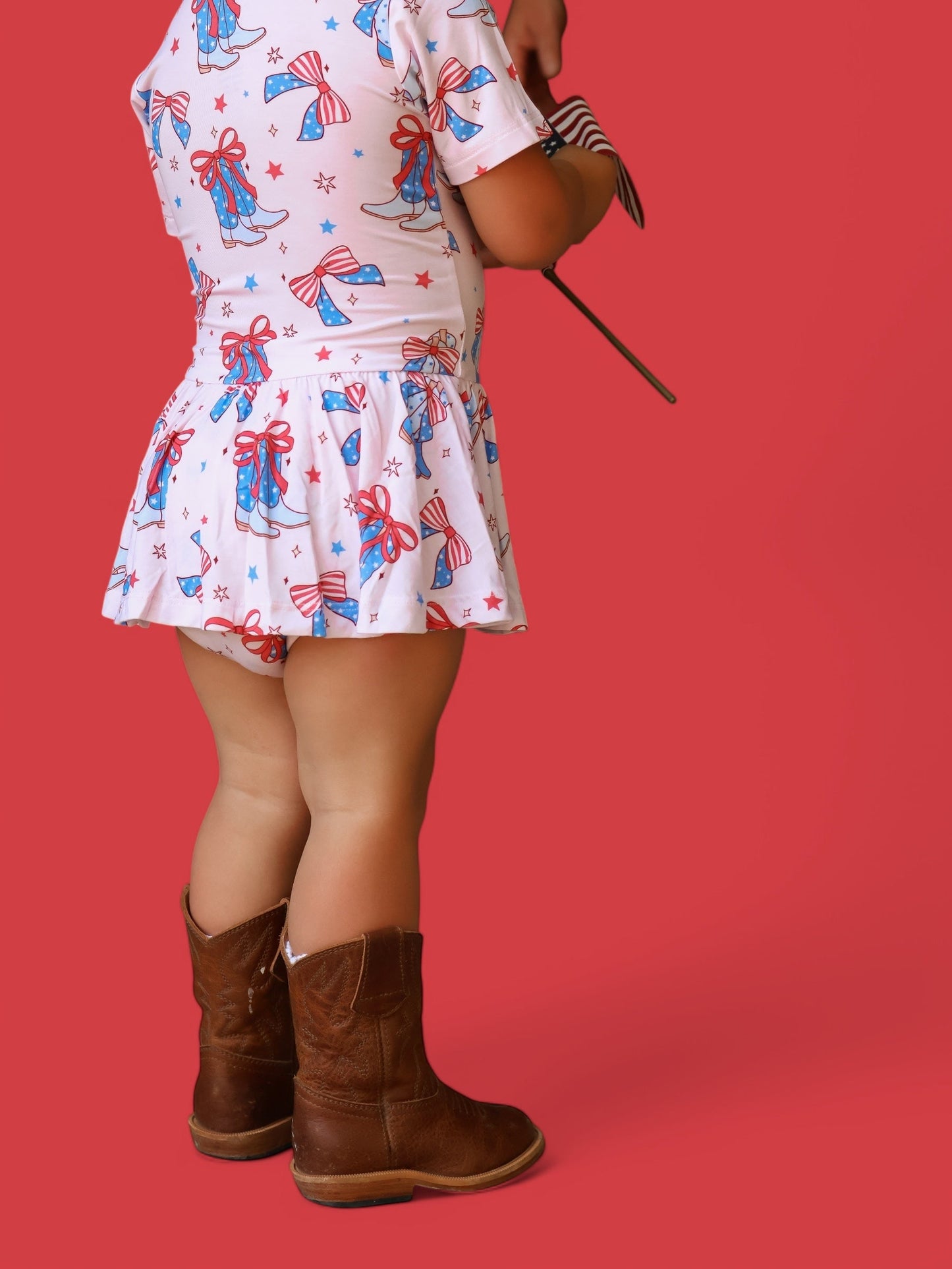 USA BOOTS N' BOWS DREAM BODYSUIT DRESS