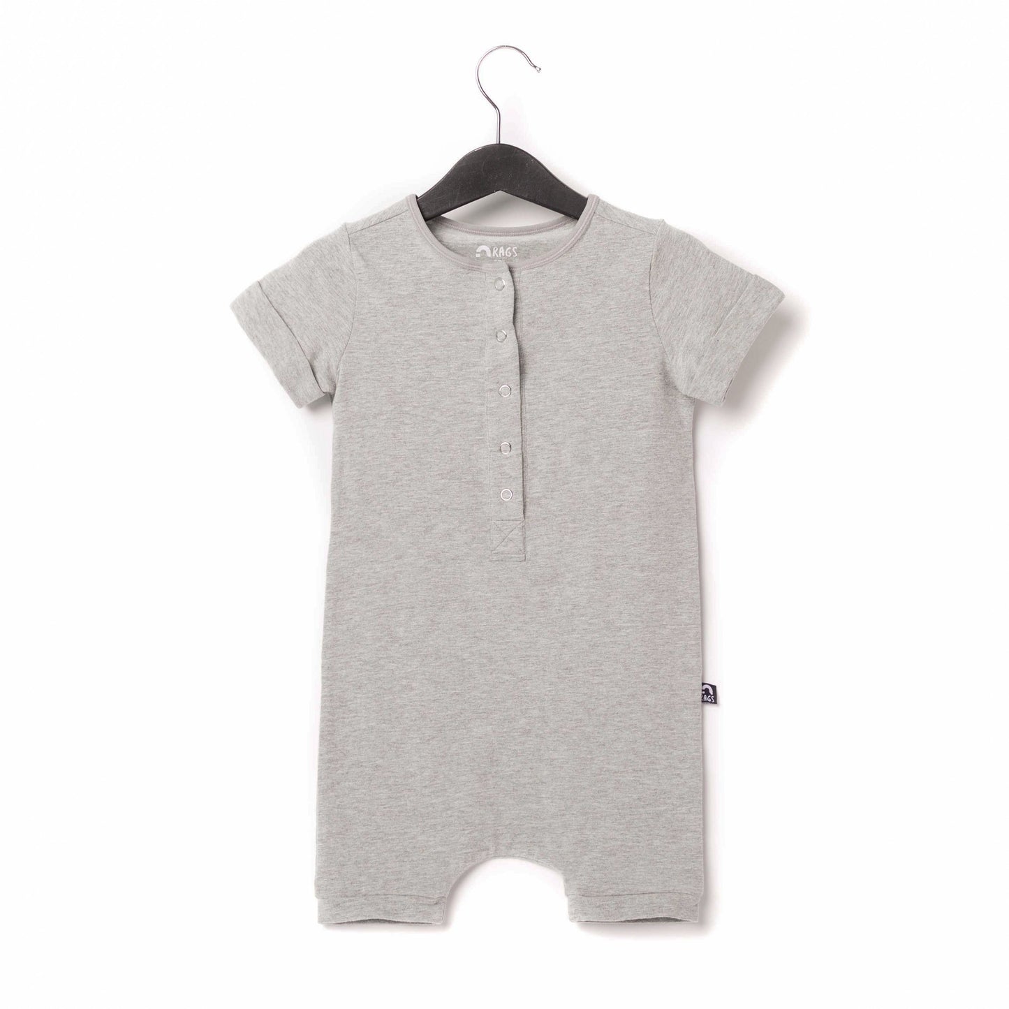 Essentials Rag Romper - 'Heather Gray'