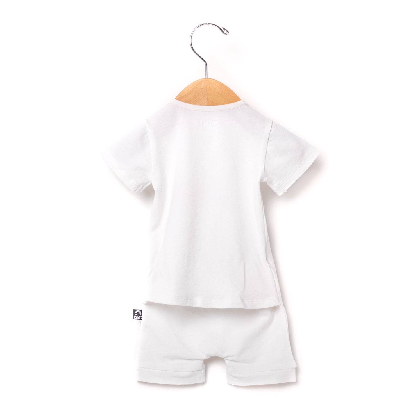 Essentials Peekabooty™ Rag Romper - 'White'