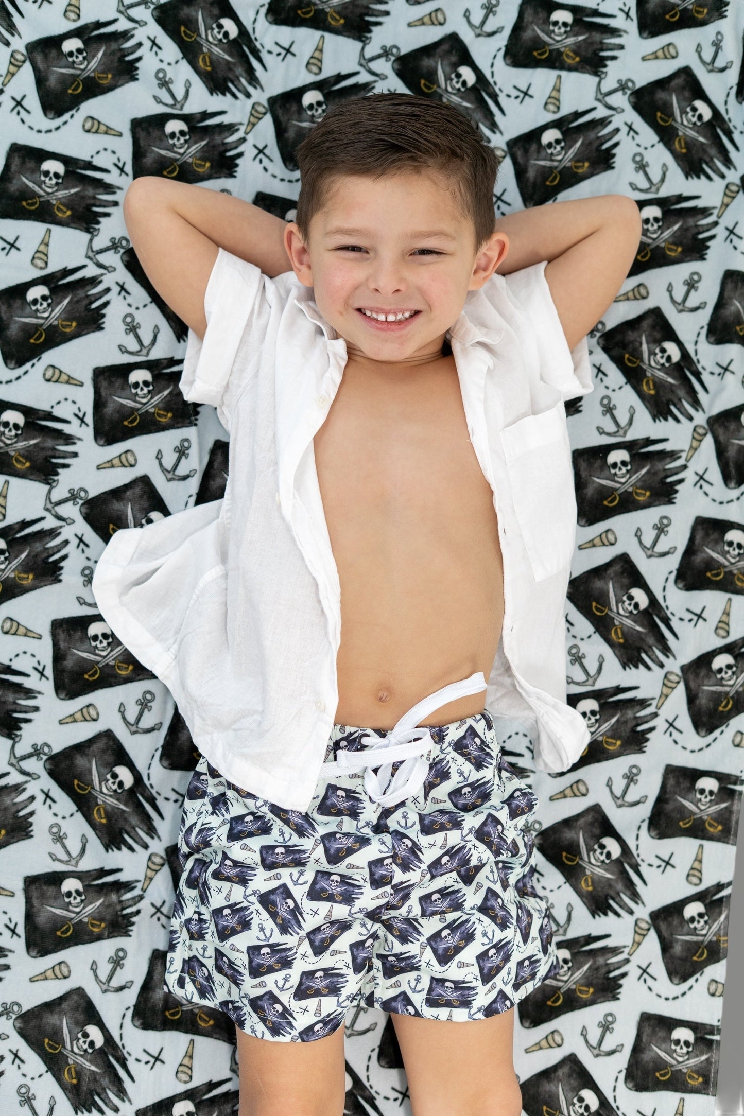 PIRATE CREW BOY'S DREAM SWIM TRUNKS