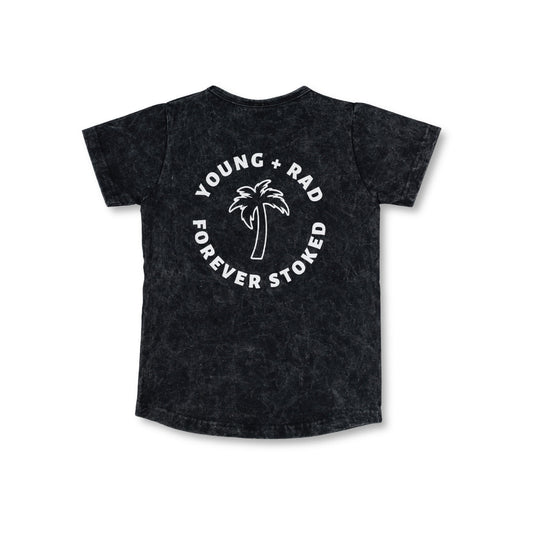 FOREVER STOKED BLACK TEE (Coming soon)