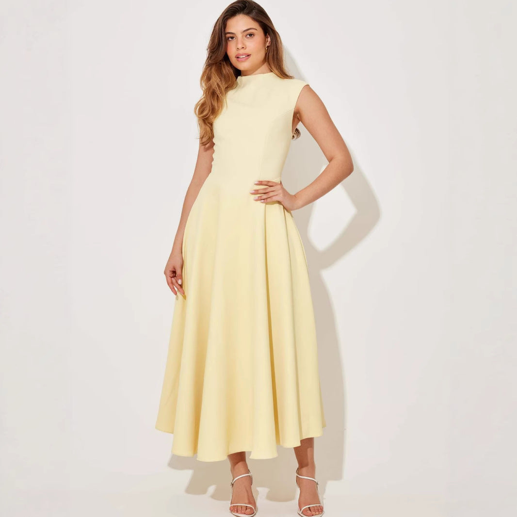 Yella High-Waist A-Line Dress