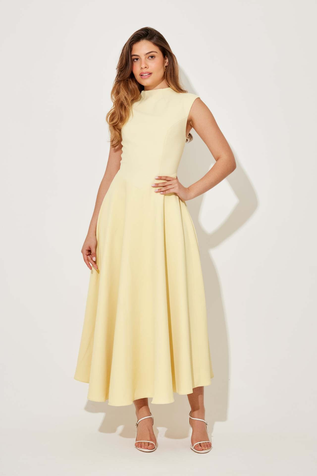 Yella High-Waist A-Line Dress