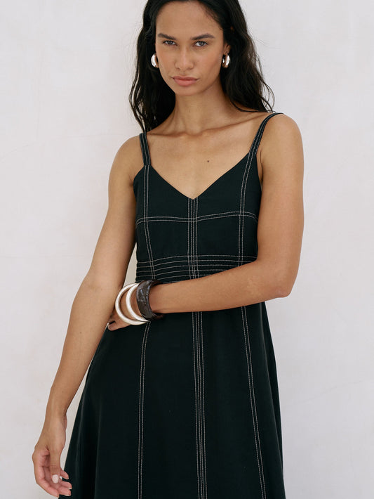Eva Maxi Dress - Black