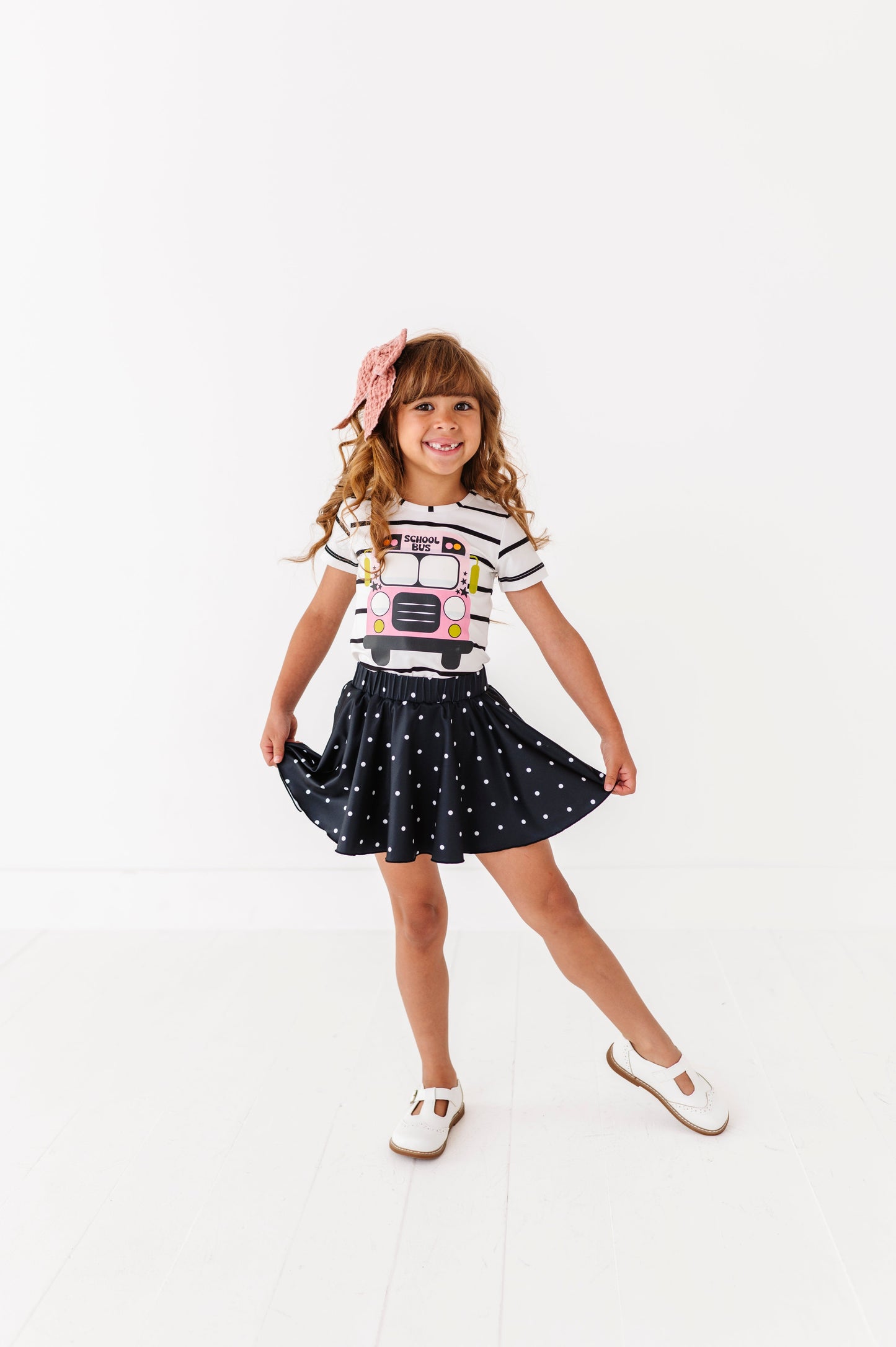 School Bus Stripe Tee
