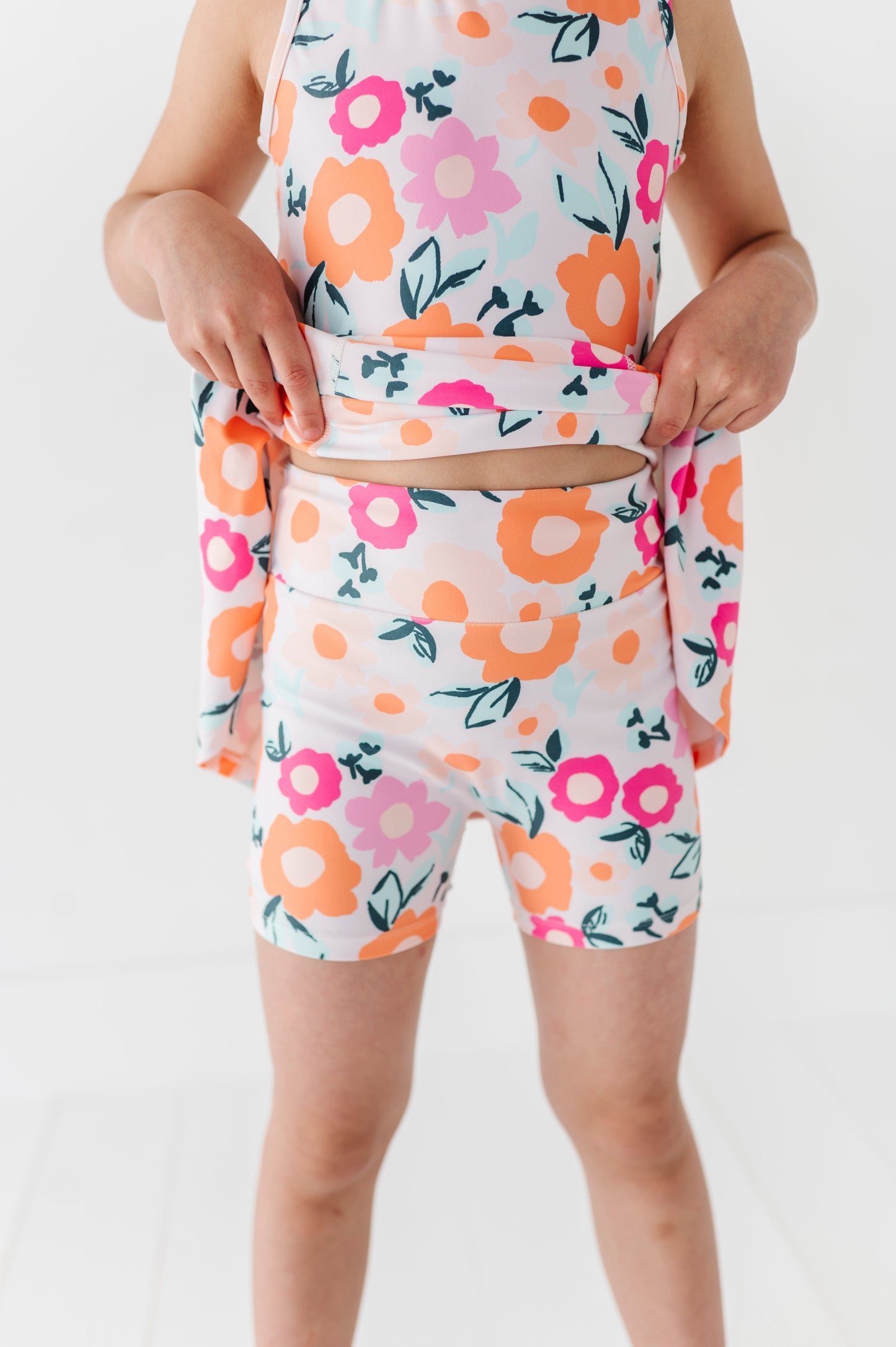 Poppy Floral | Twisty Back Dress (with detached shorts!)