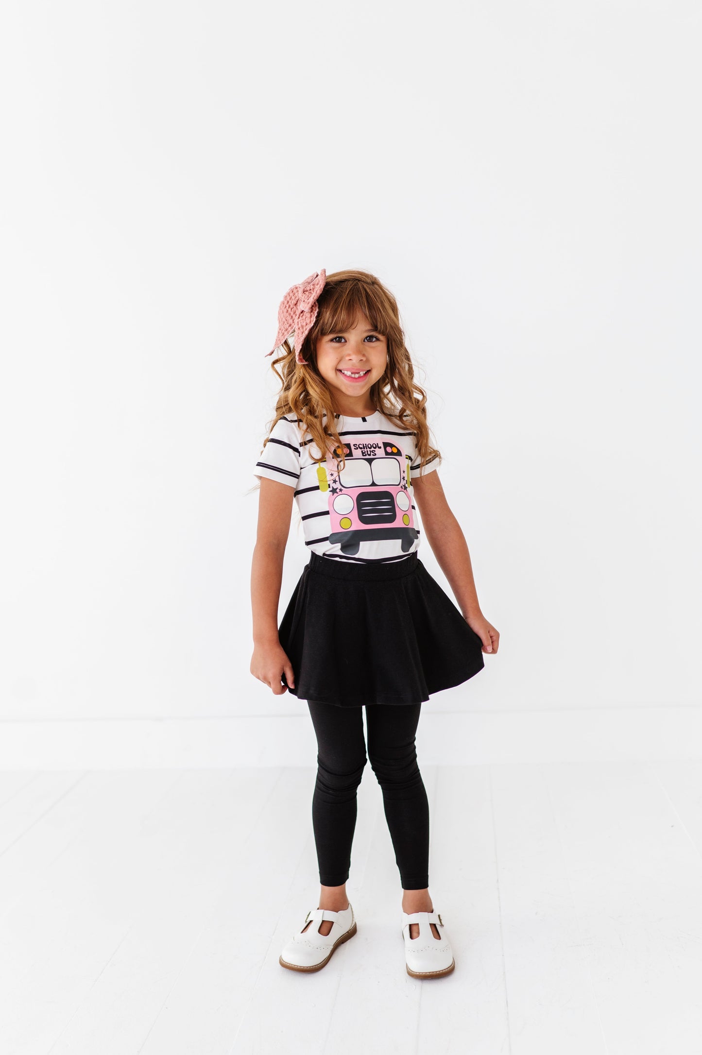 School Bus Stripe Tee
