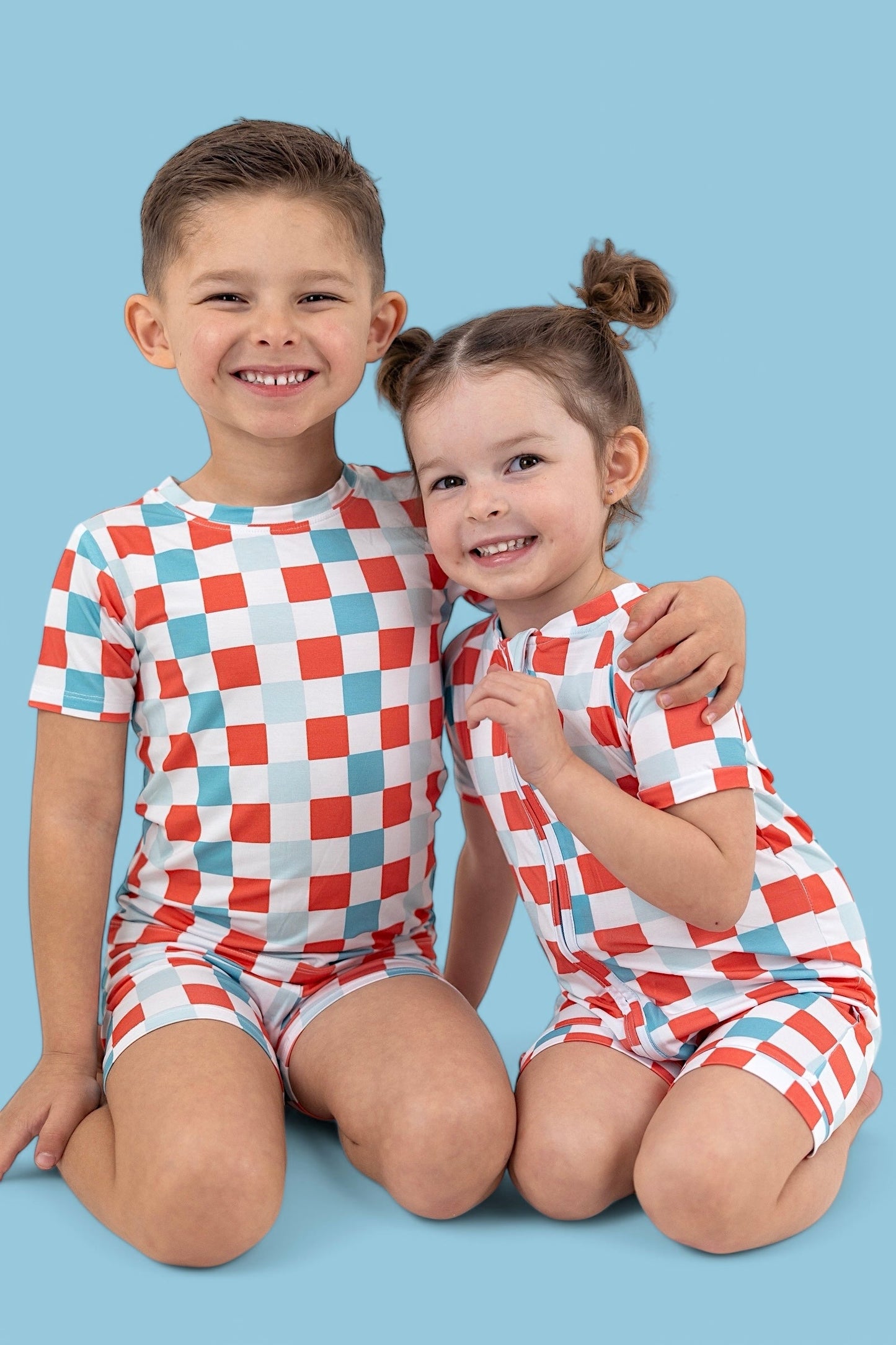 USA CHECKERS DREAM SHORT SET