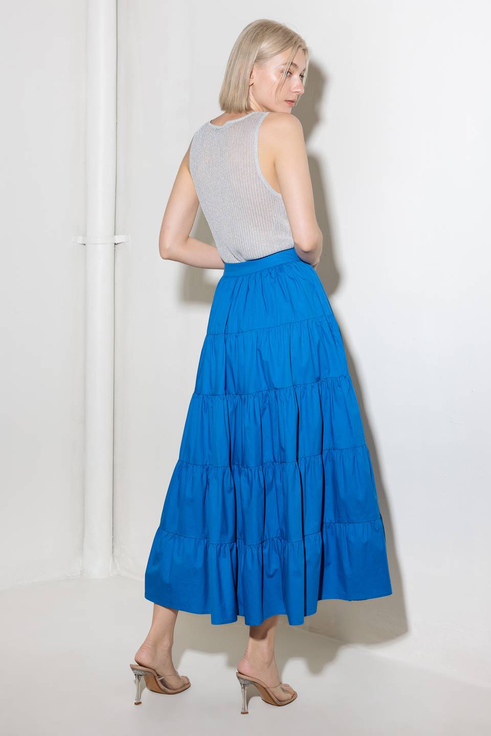 SIMPLY SPELLBOUND WOVEN FUL MIDI SKIRT