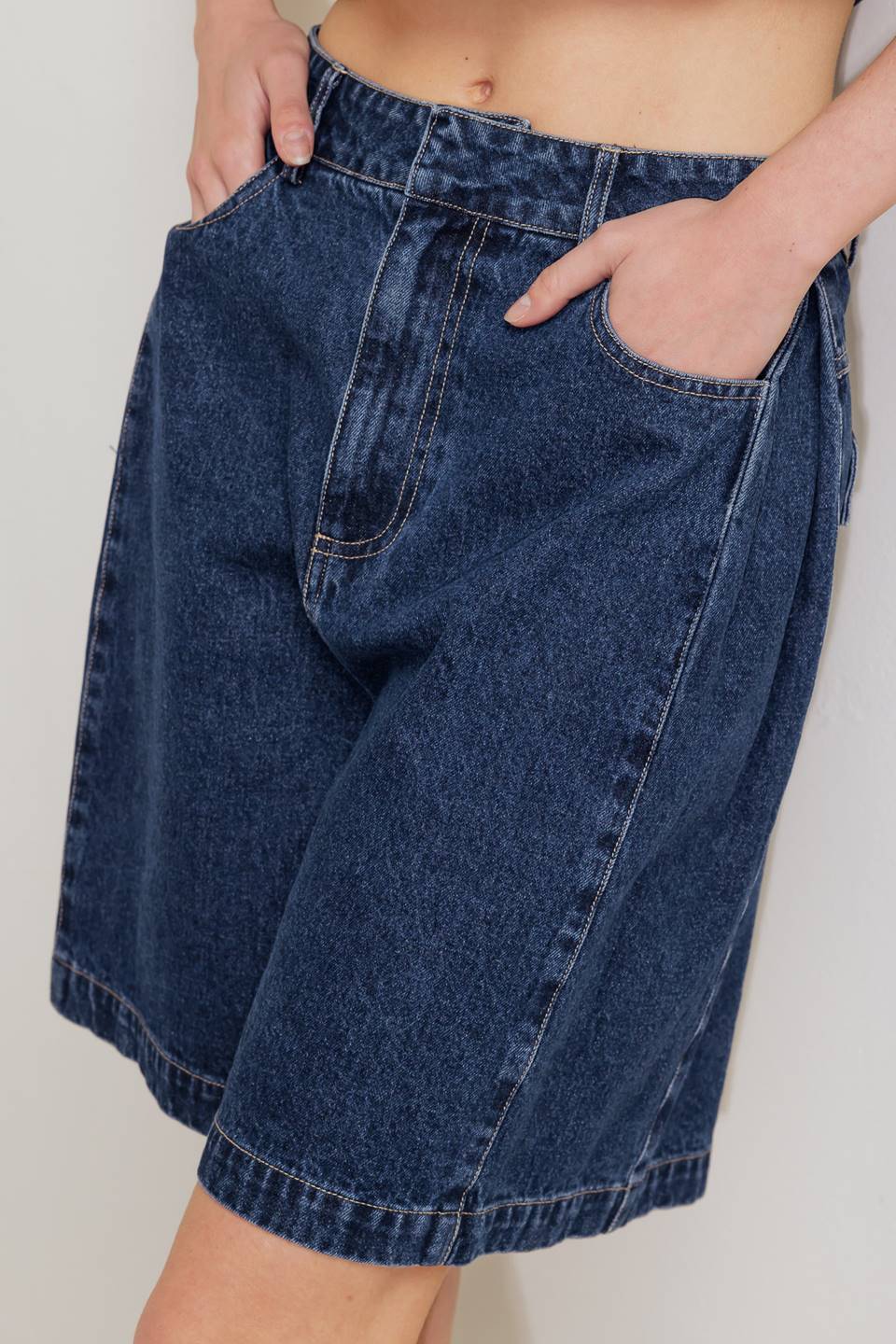 COFFEE PETAL DENIM SHORT