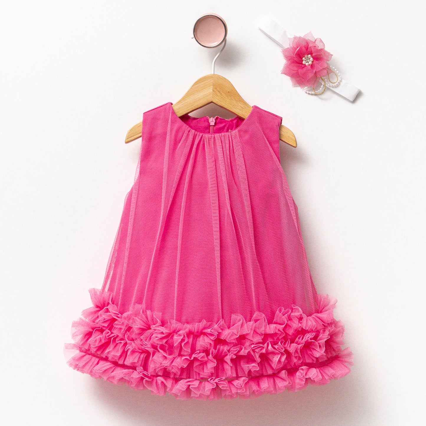 Nova Dress – Fuchsia Tulle