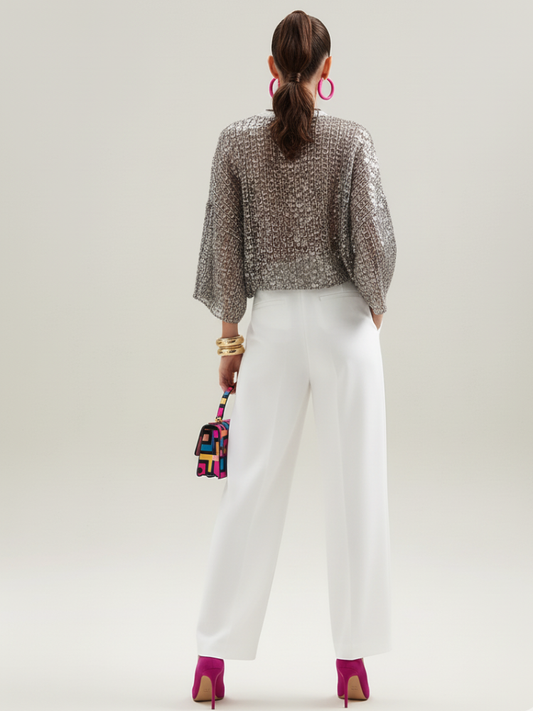 Fish Scale Sequin Top, Theater District