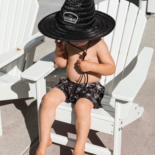 Wave Watcher Straw Hat (midnight)