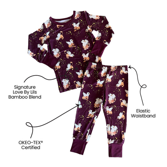 Griffin Bamboo 2-Piece Long Sleeve Set