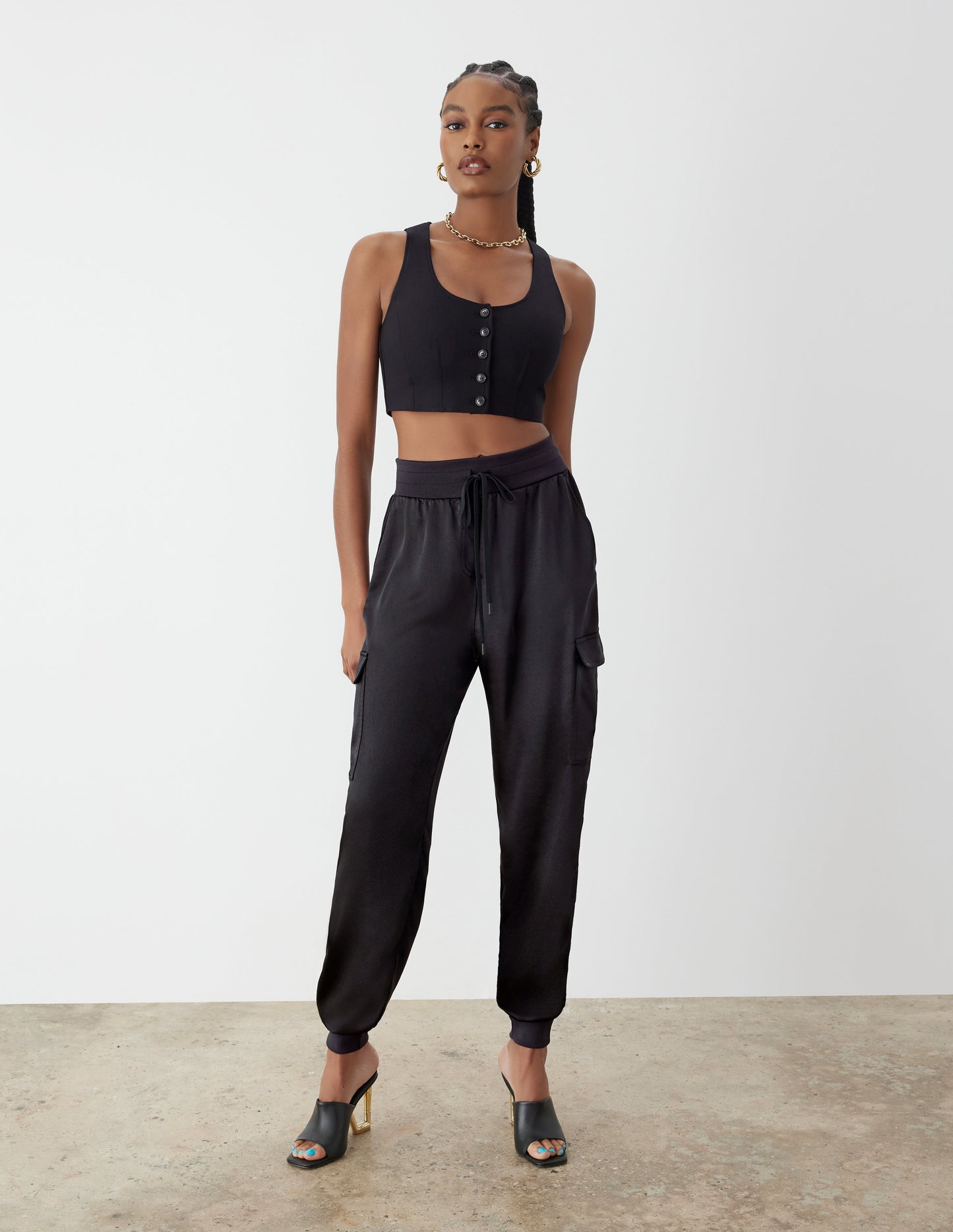 GSTQ Satin Jogger