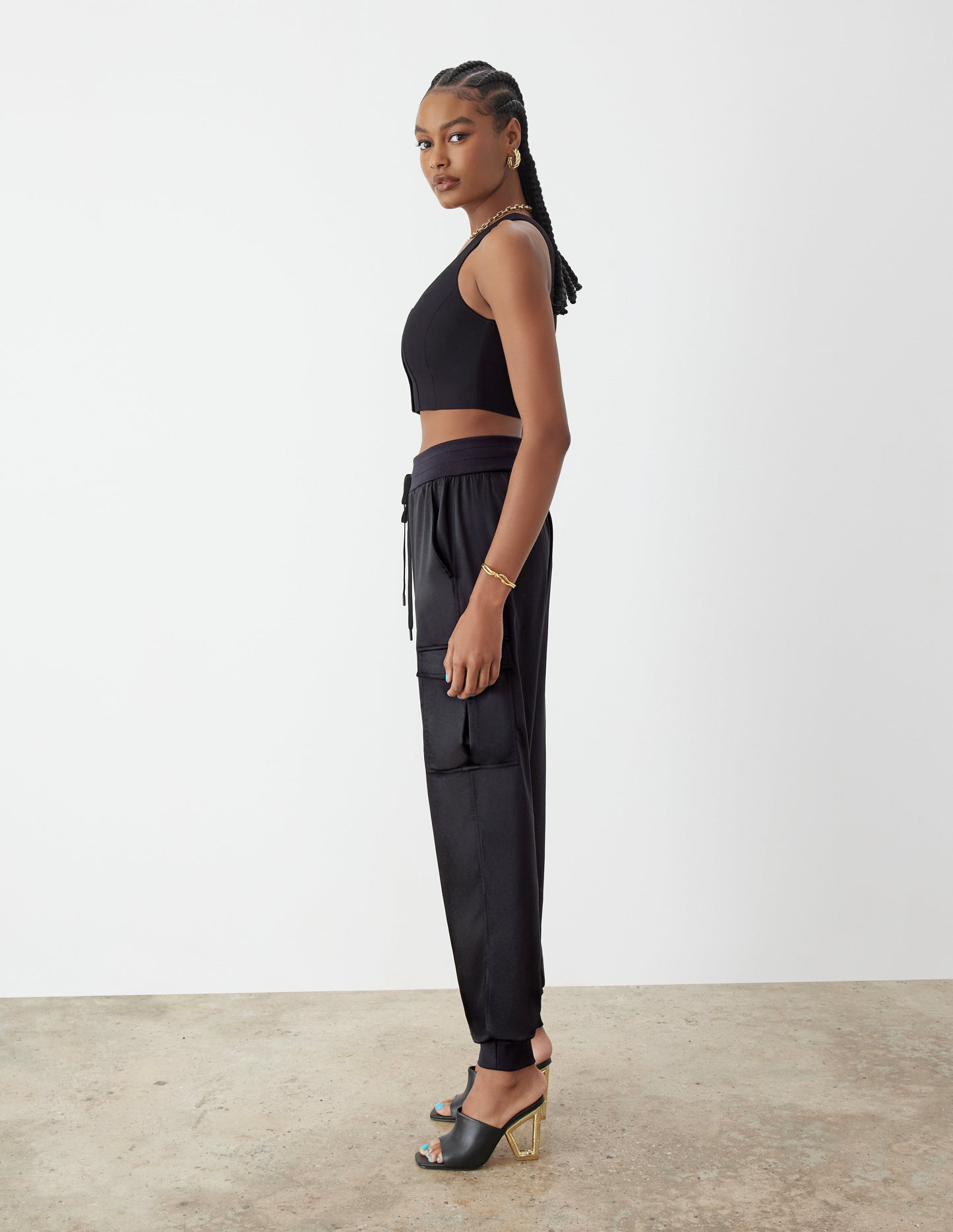 GSTQ Satin Jogger