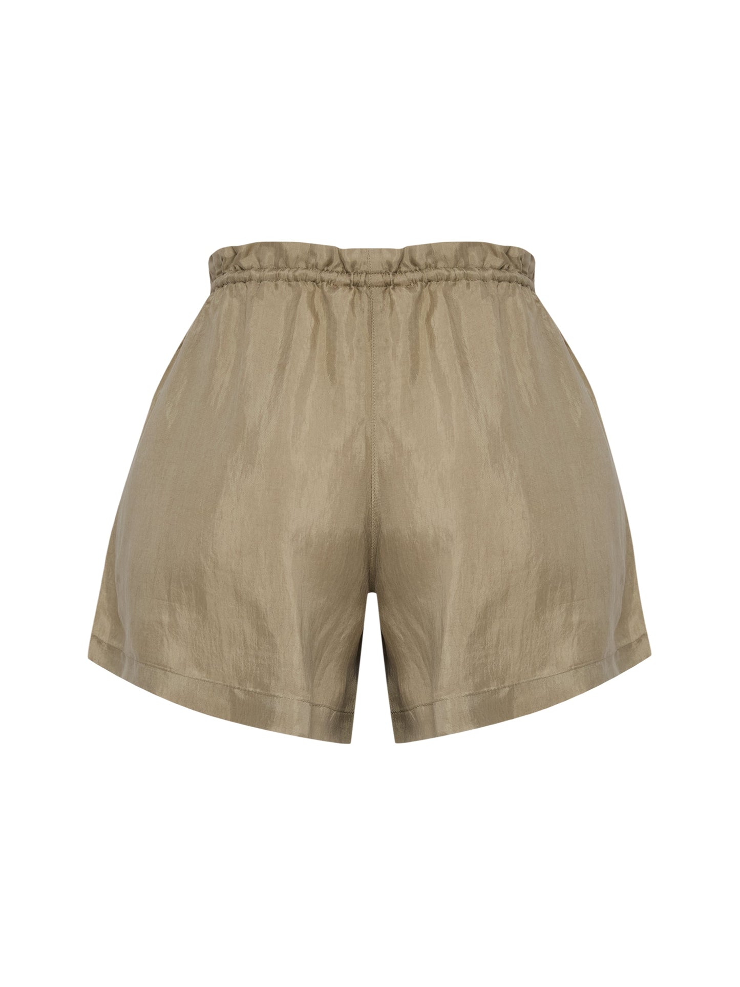 Lucid Flow Tie Shorts - Khaki Green