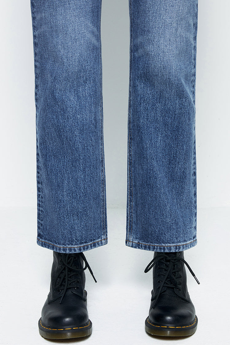 Activity Grrrl High Rise Kick Crop Jeans