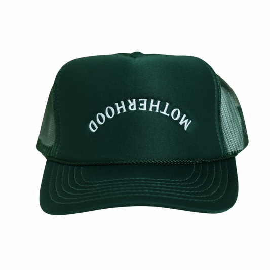 MOTHERHOOD UPSIDE DOWN // GREEN TRUCKER