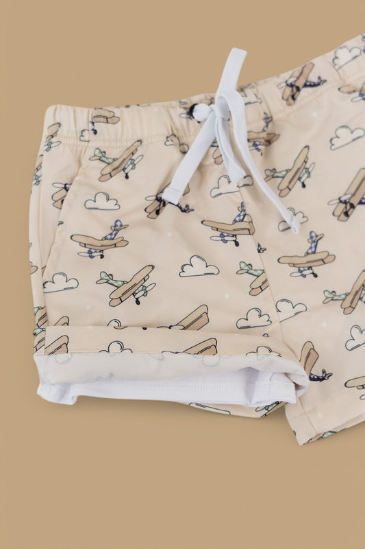 PLANE FUN BOY'S DREAM SWIM TRUNKS