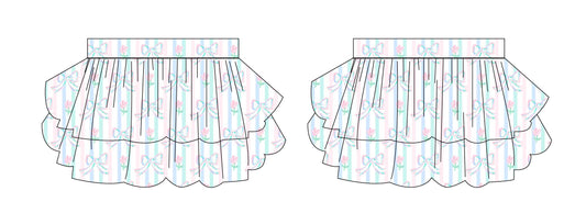 Lila - Tiered Smocked Skirt