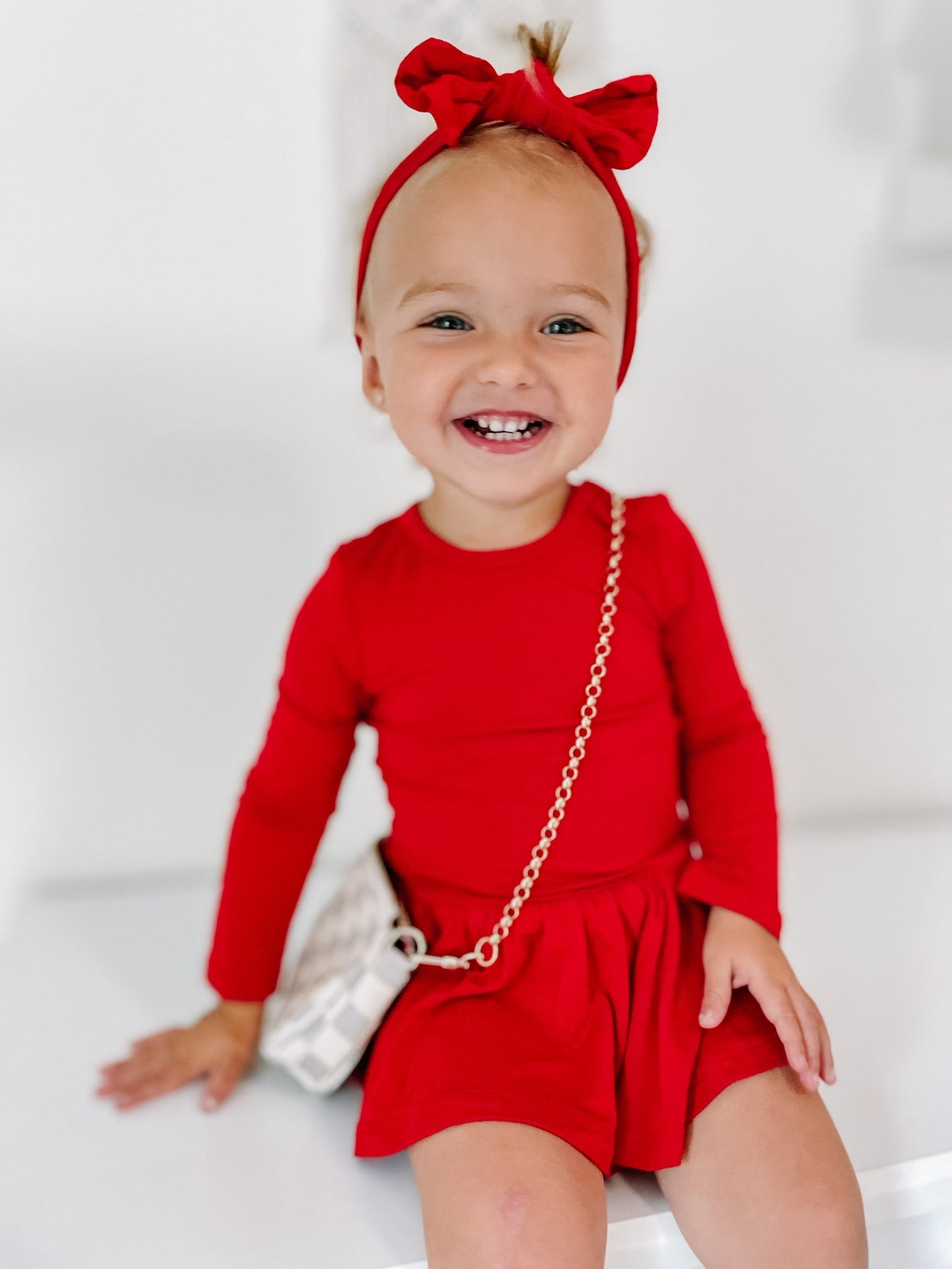 RED DREAM BODYSUIT DRESS