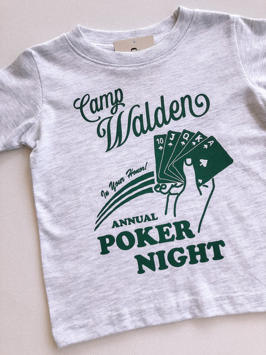 camp walden poker night tee