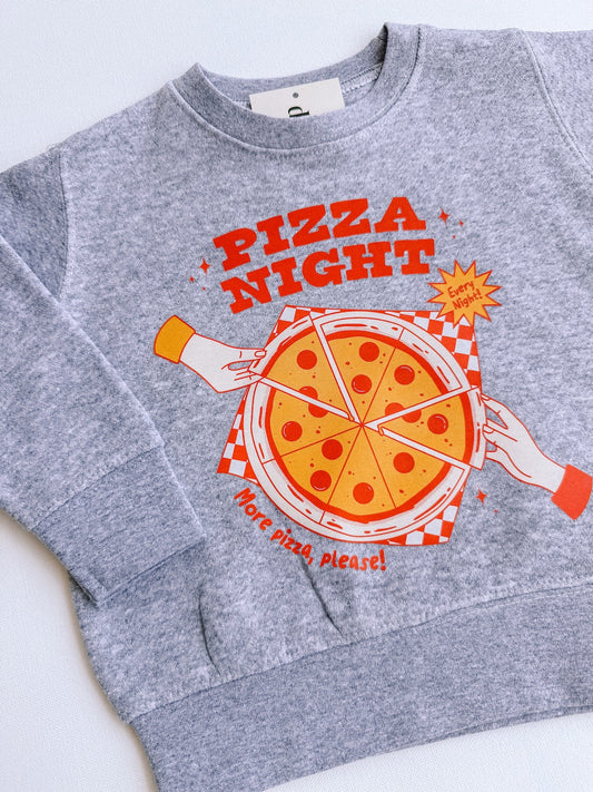 pizza night crewneck