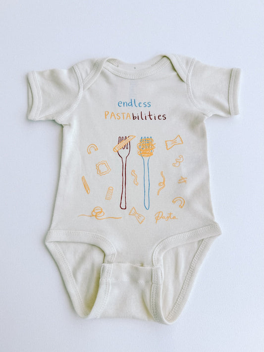 endless pastabilities onesie