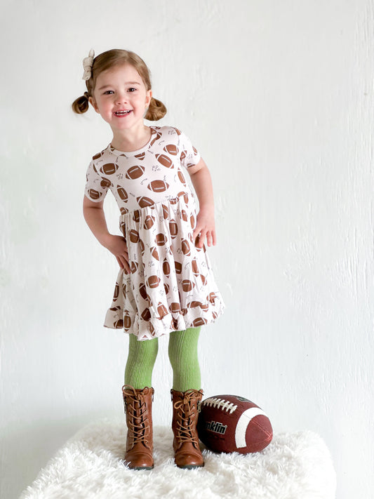 READY, SET, HUT DREAM RUFFLE DRESS