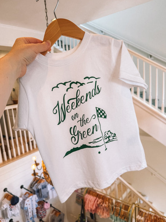 weekends on the green tee