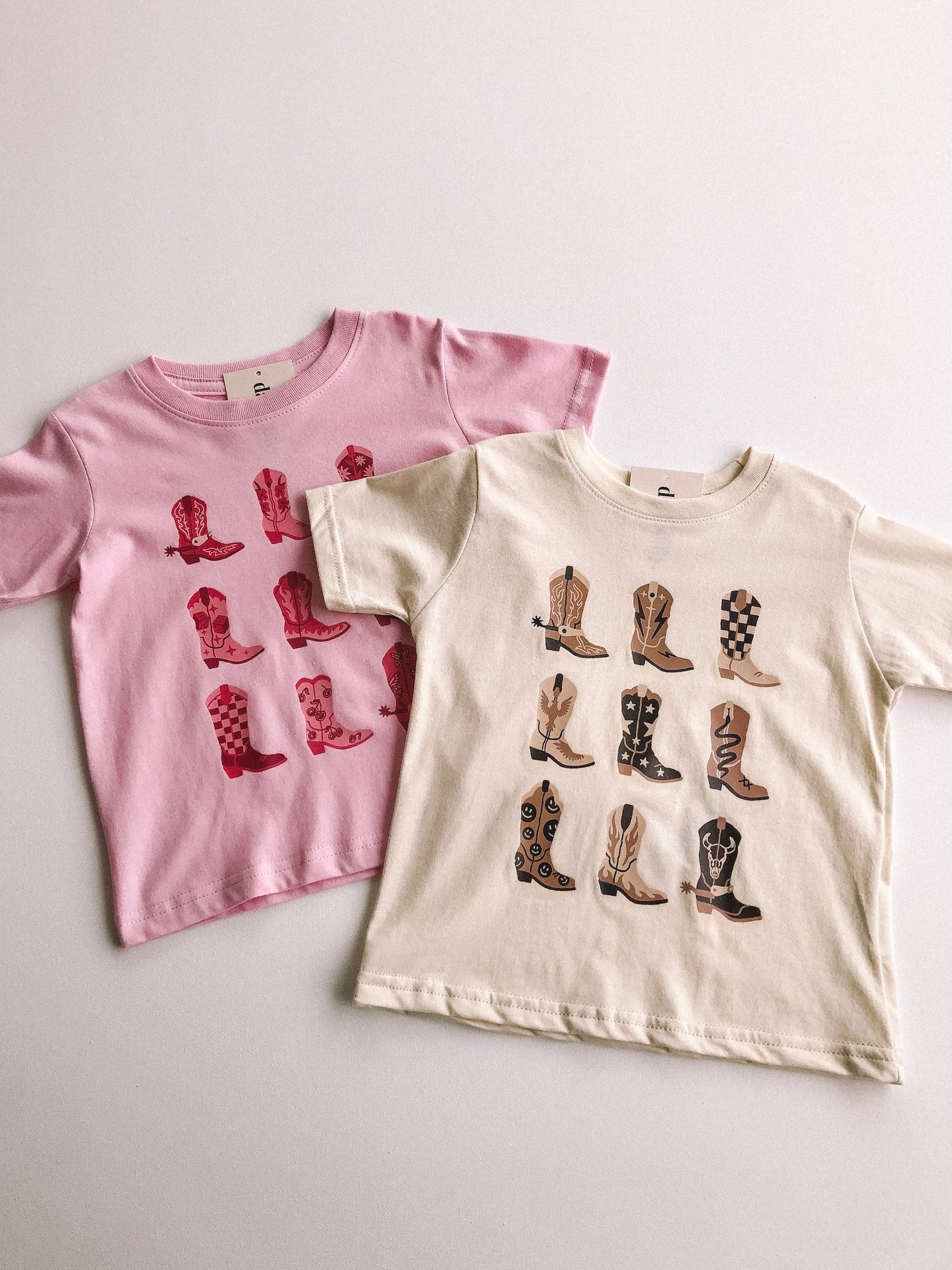 pink boots tee