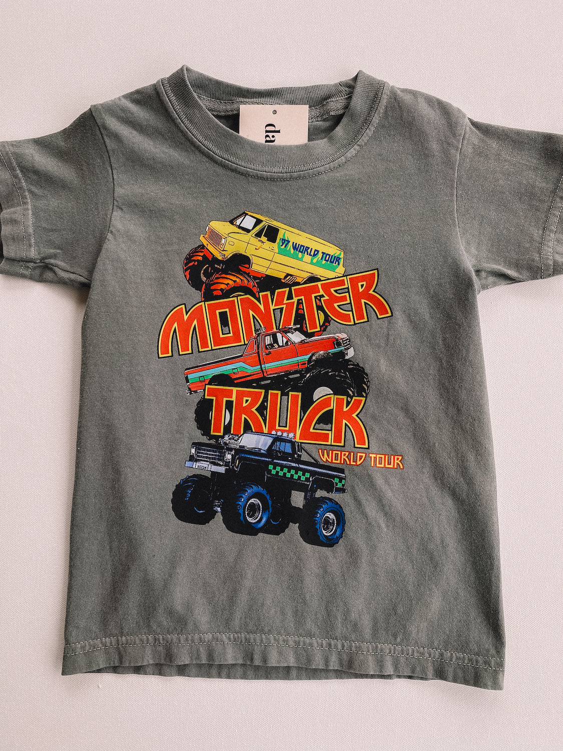 monster truck world tour tee